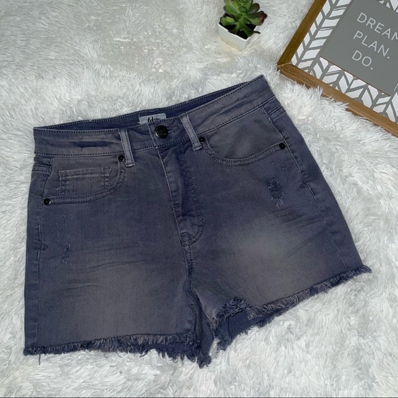 Tokyo Darling jean shorts Women’s super high rise size 4 cut off distress‎ raw - Picture 3 of 9